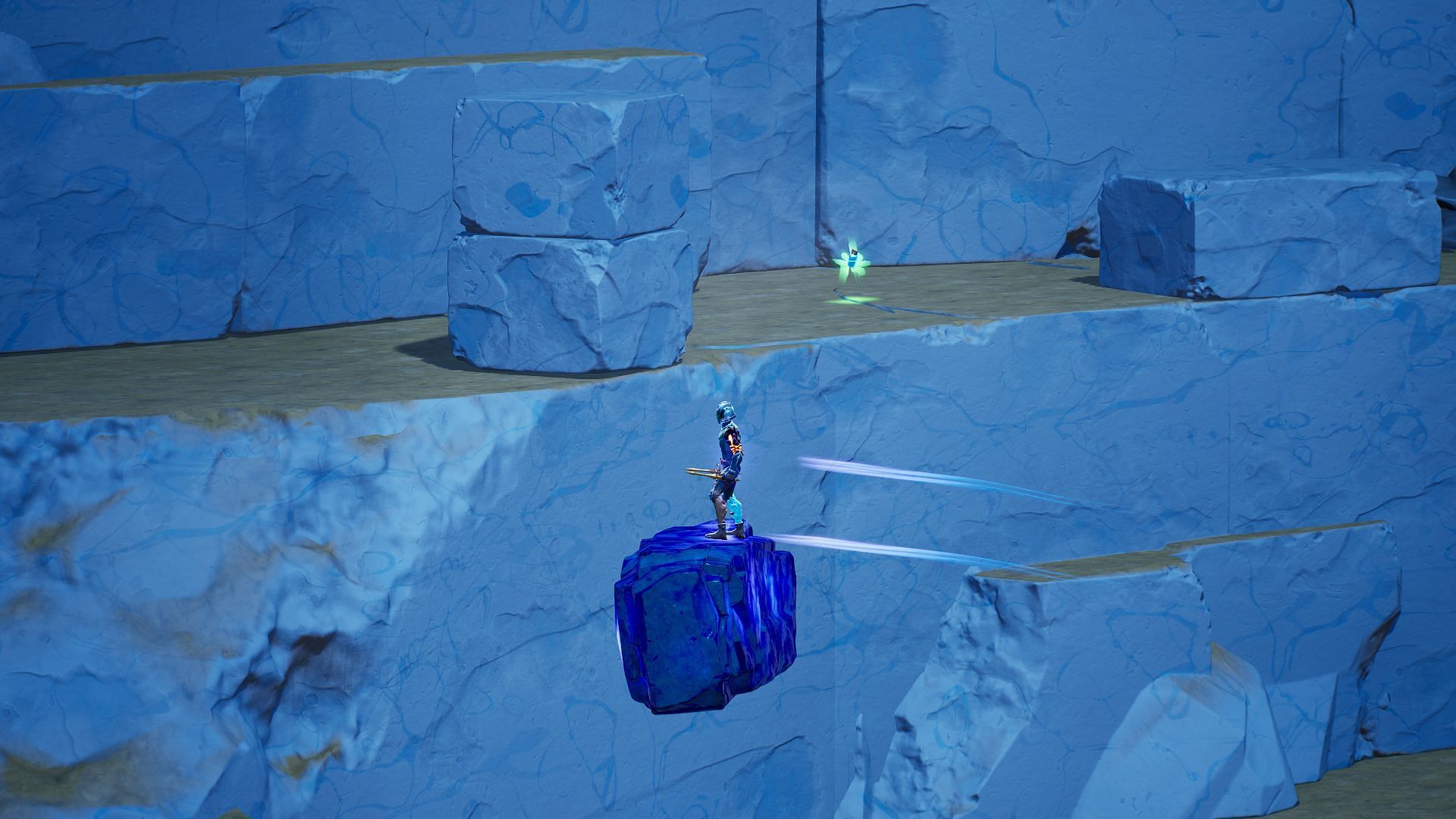 Don't wait until the last moment to get on top of the Kinetic Ore (Image via Epic Games/Fortnite)